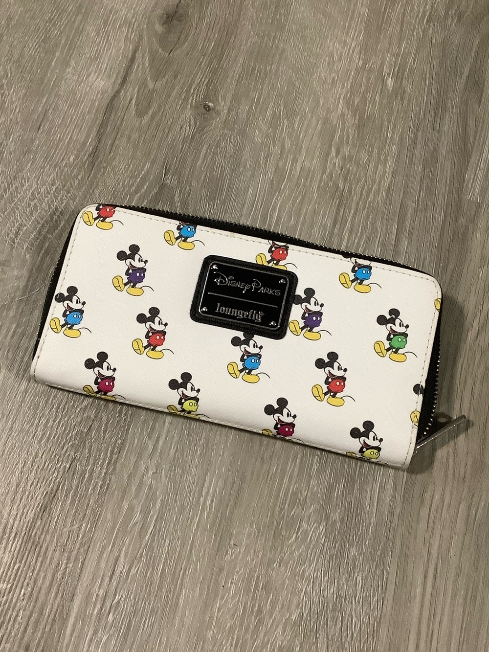 Disney parks Loungefly Mickey Mouse zip around wallet
